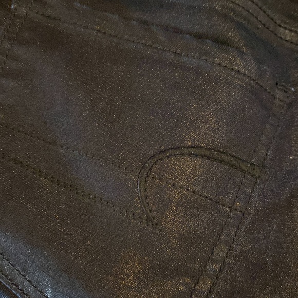 NWOT AMERICAN EAGLE shimmer jeggings size women’s 4 - Picture 7 of 11